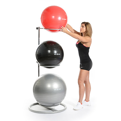 Gym Ball Set with Rack