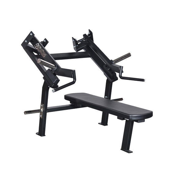 Plate loaded flat online bench press