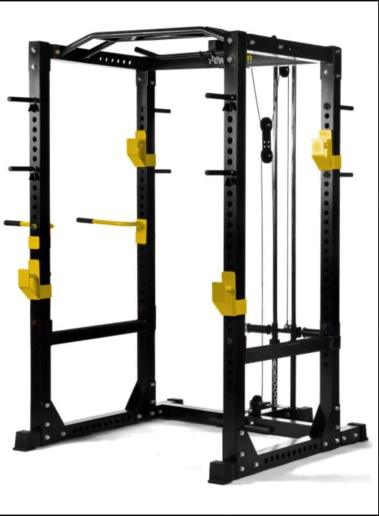 Heavy Duty Power Cage with Lat Tower & Chin / Dip Station IN STOCK