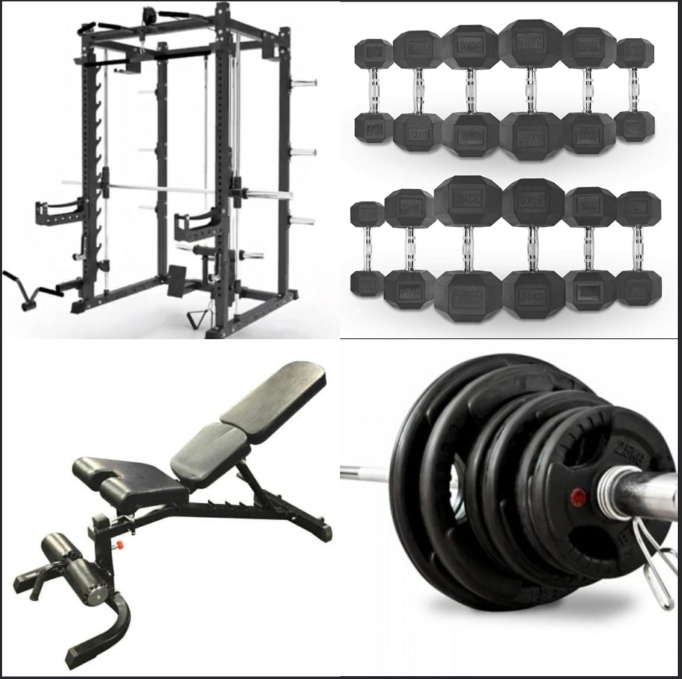 Pro Series Full Power Cage Pack with Dumbbell Bundell (IN STOCK)